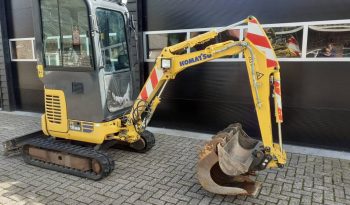 Komatsu PC 18 MR-3 minigraver met 3 bakken full