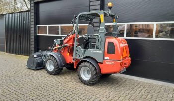 Weidemann 1280 minishovel 33uur met bak en vorken vol