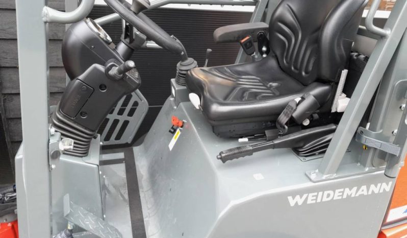 Weidemann 1280 minishovel 33uur met bak en vorken vol