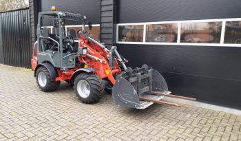 Weidemann 1280 minishovel 33uur met bak en vorken vol