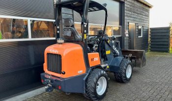 Kubota R210 minishovel bak en vorken vol