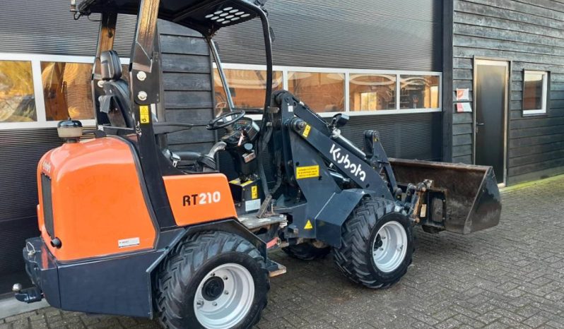 Kubota R210 minishovel bak en vorken vol