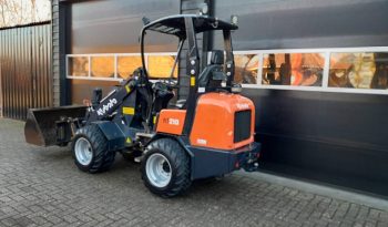 Kubota R210 minishovel bak en vorken vol